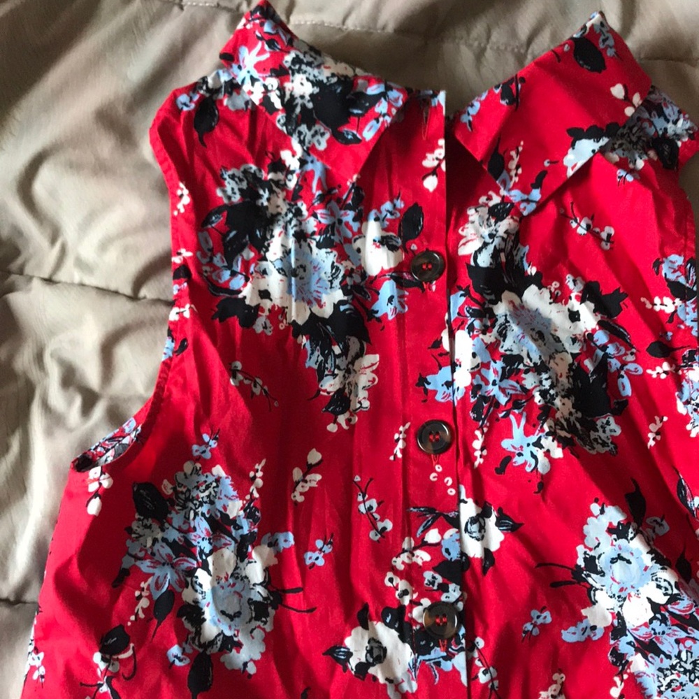 Floral Button Down Blouse (NWT)